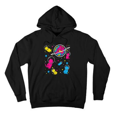 Pan Pride Cat In Space Pansexual Tall Hoodie