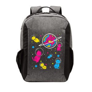 Pan Pride Cat In Space Pansexual Vector Backpack