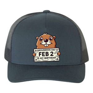 Punxsy PhilS Cute Groundhog Day February 2nd Birthday Yupoong Adult 5-Panel Trucker Hat