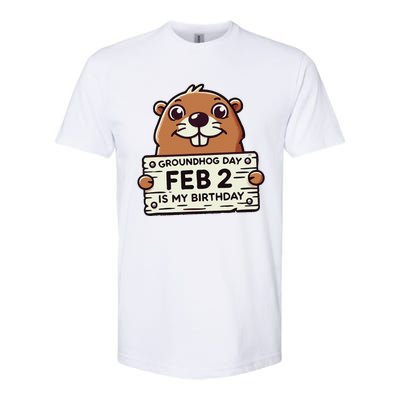 Punxsy PhilS Cute Groundhog Day February 2nd Birthday Softstyle CVC T-Shirt