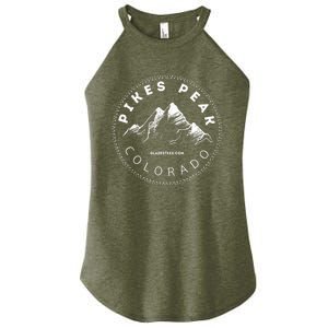 Pikes Peak Colorado Mountain Adventure Women’s Perfect Tri Rocker Tank