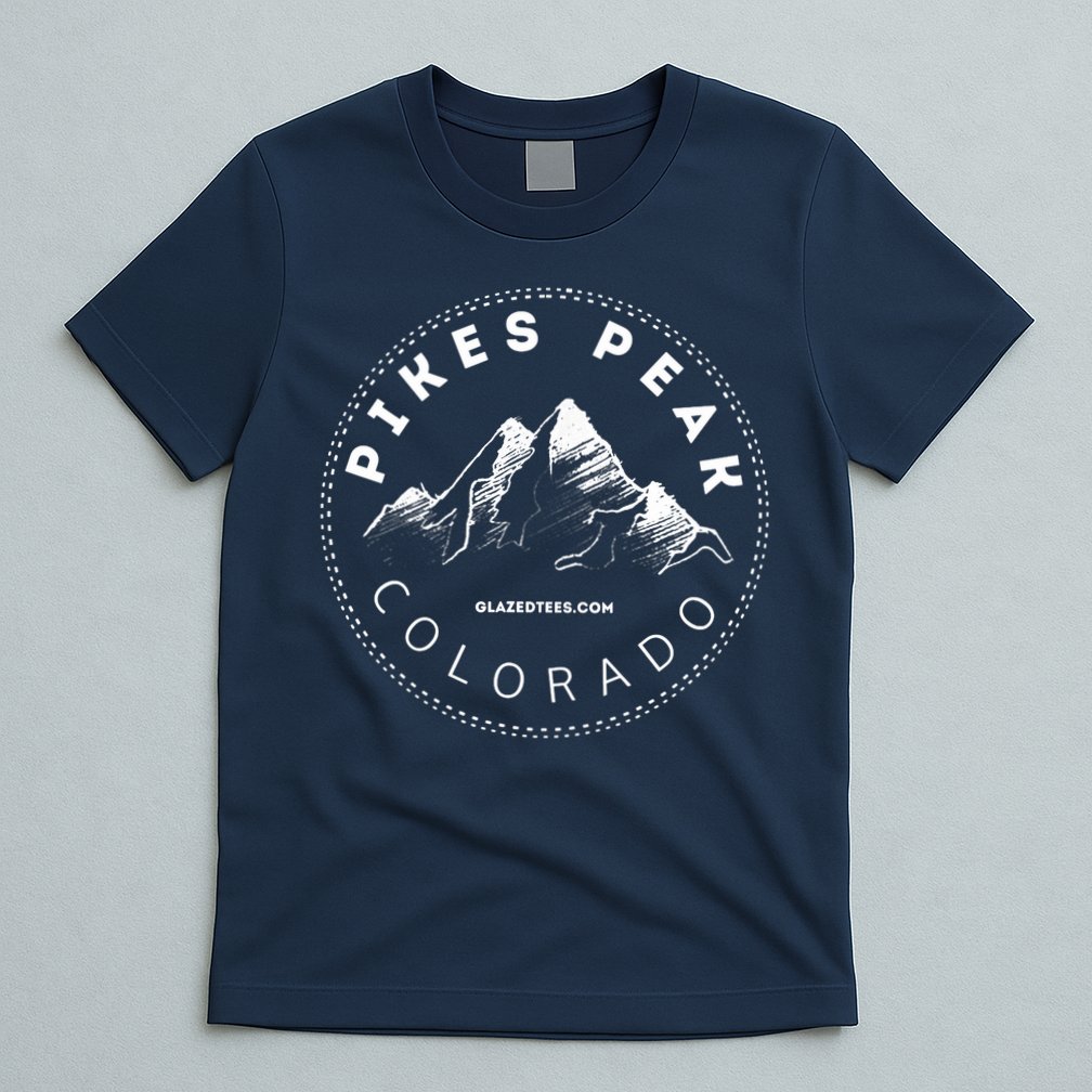 Pikes Peak Colorado Mountain Adventure T-Shirt