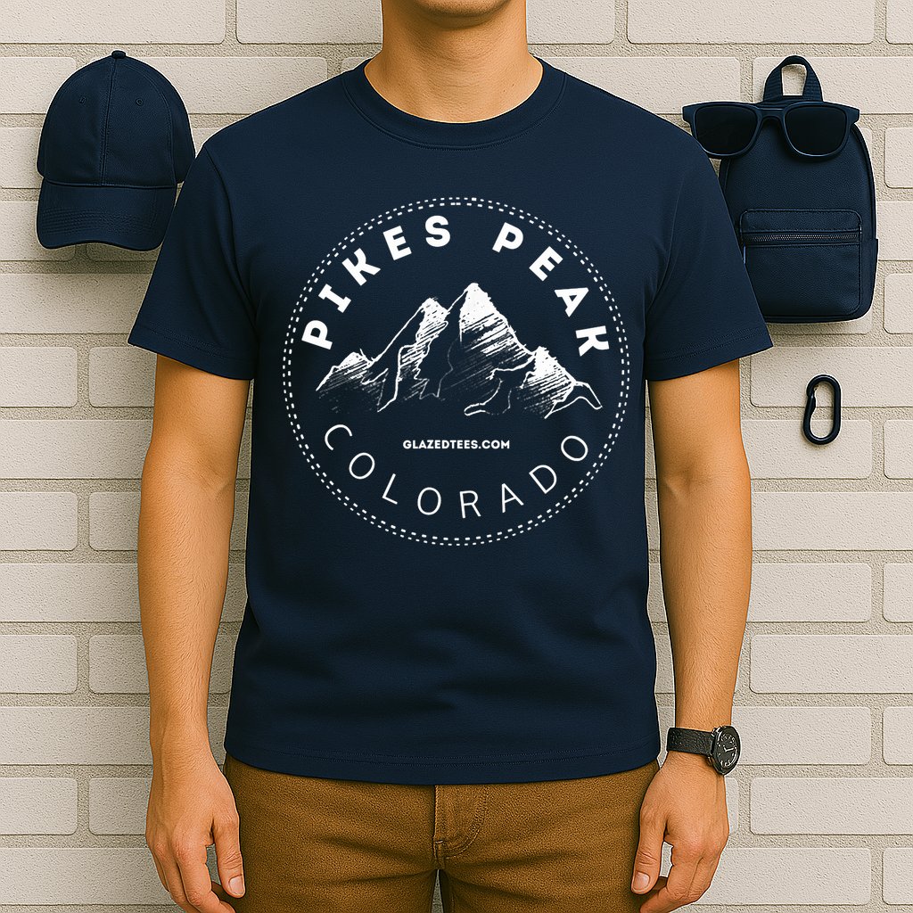 Pikes Peak Colorado Mountain Adventure T-Shirt