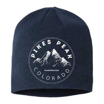 Pikes Peak Colorado Mountain Adventure Sustainable Beanie