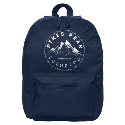 Pikes Peak Colorado Mountain Adventure 16 in Basic Backpack