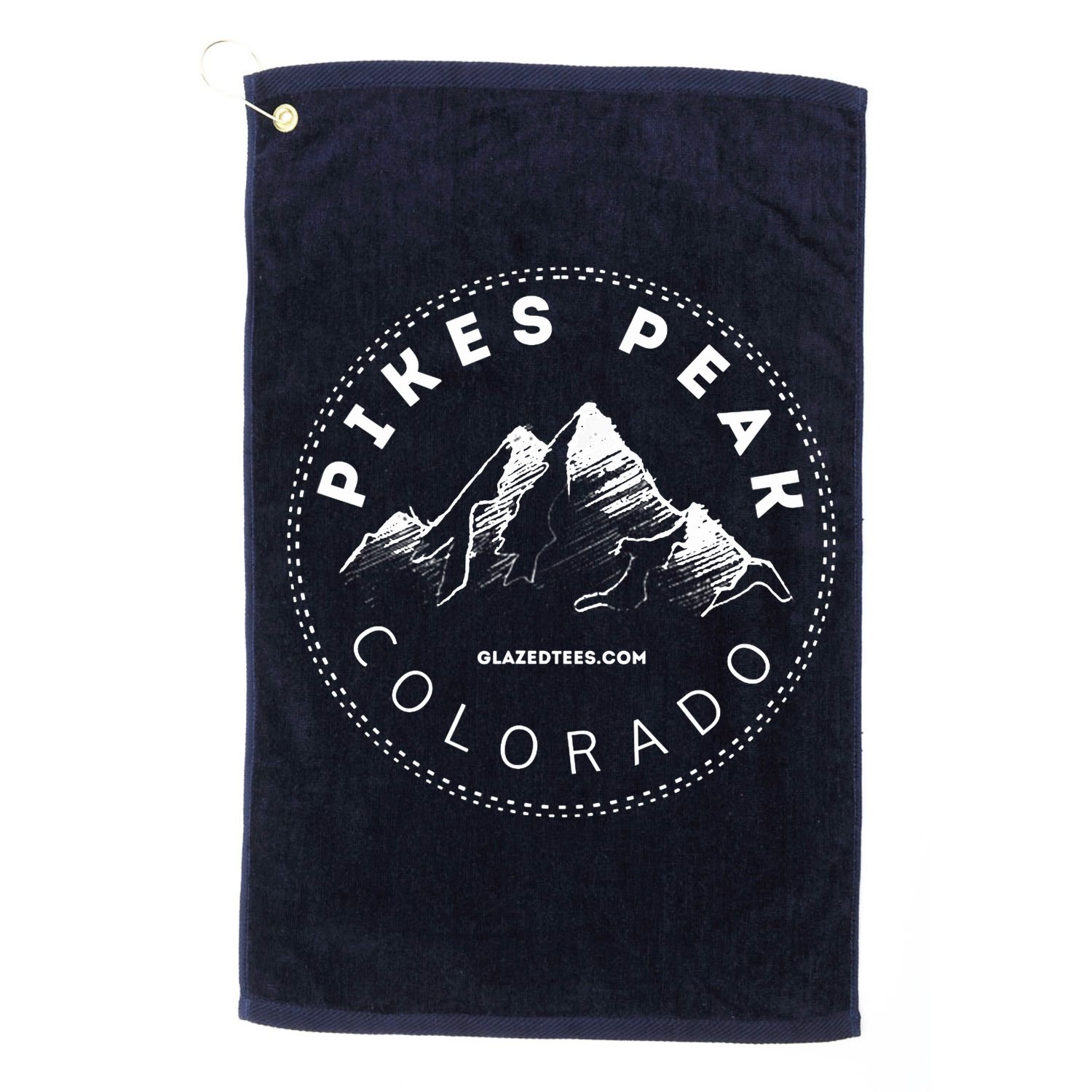 Pikes Peak Colorado Mountain Adventure Golf Towel