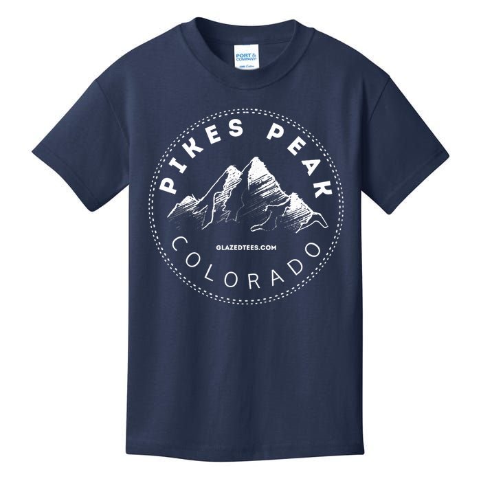 Pikes Peak Colorado Mountain Adventure Kids T-Shirt