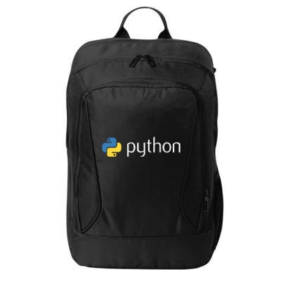 Python Programmer Computer Developers Tee City Backpack