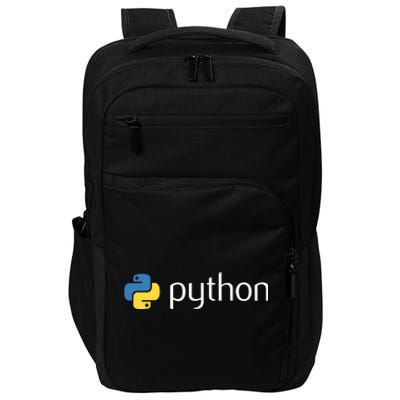 Python Programmer Computer Developers Tee Impact Tech Backpack