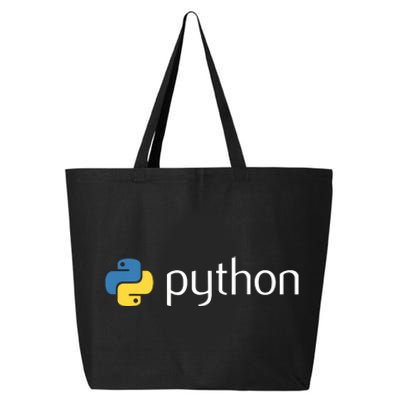 Python Programmer Computer Developers Tee 25L Jumbo Tote