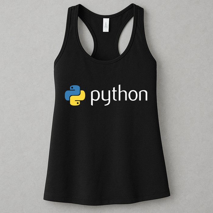 Python Programmer Computer Developers Tee Women's Racerback Tank