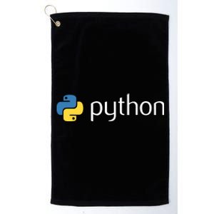 Python Programmer Computer Developers Tee Platinum Collection Golf Towel