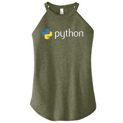 Python Programmer Computer Developers Tee Women’s Perfect Tri Rocker Tank