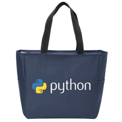 Python Programmer Computer Developers Tee Zip Tote Bag