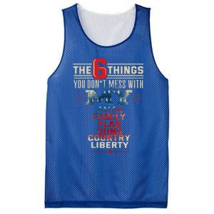 Patriot Patriotic Country Don't Mess With Freedom Patriotism Great Gift Mesh Reversible Basketball Jersey Tank