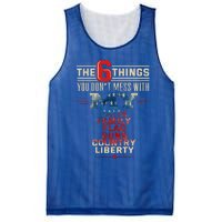 Patriot Patriotic Country Don't Mess With Freedom Patriotism Great Gift Mesh Reversible Basketball Jersey Tank