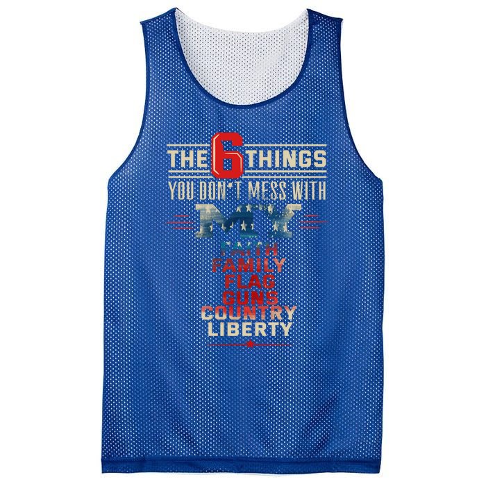 Patriot Patriotic Country Don't Mess With Freedom Patriotism Great Gift Mesh Reversible Basketball Jersey Tank