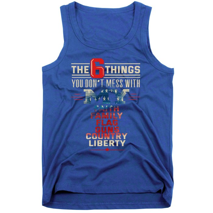 Patriot Patriotic Country Don't Mess With Freedom Patriotism Great Gift Tank Top