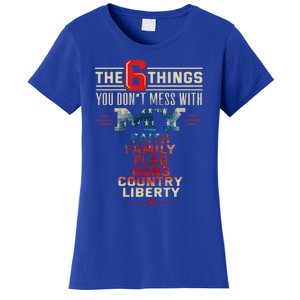 Patriot Patriotic Country Don't Mess With Freedom Patriotism Great Gift Women's T-Shirt