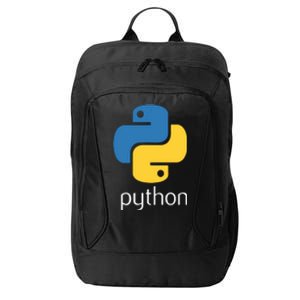 Python Programmer Computer Developers Tee City Backpack