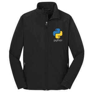 Python Programmer Computer Developers Tee Core Soft Shell Jacket