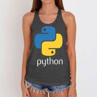 Python Programmer Computer Developers Tee Women's Knotted Racerback Tank