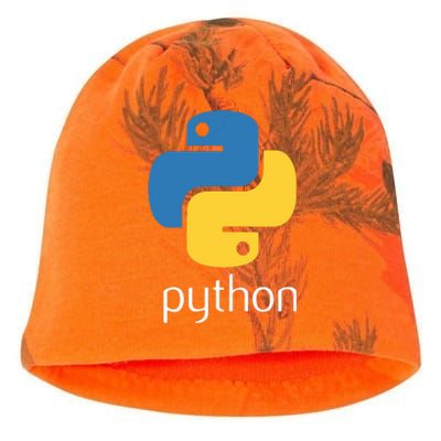 Python Programmer Computer Developers Tee Kati - Camo Knit Beanie