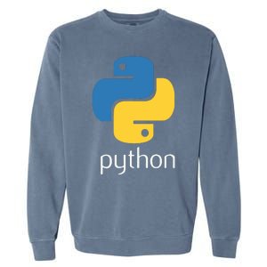 Python Programmer Computer Developers Tee Garment-Dyed Sweatshirt