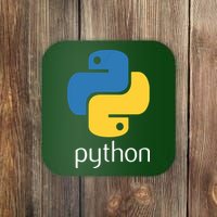 Python Programmer Computer Developers Tee Coaster