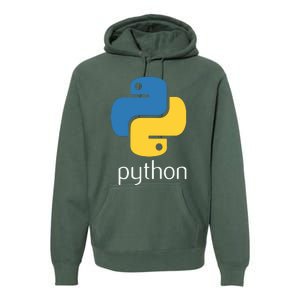 Python Programmer Computer Developers Tee Premium Hoodie