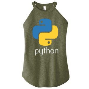 Python Programmer Computer Developers Tee Women's Perfect Tri Rocker Tank