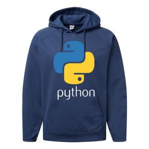 Python Programmer Computer Developers Tee Performance Fleece Hoodie