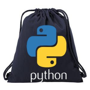 Python Programmer Computer Developers Tee Drawstring Bag