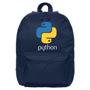 Python Programmer Computer Developers Tee 16 in Basic Backpack