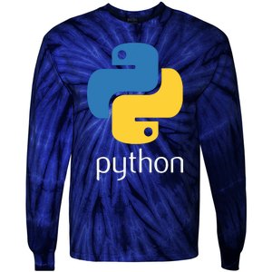 Python Programmer Computer Developers Tee Tie-Dye Long Sleeve Shirt