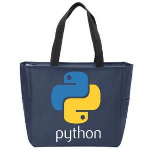 Python Programmer Computer Developers Tee Zip Tote Bag