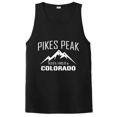 PIKES PEAK COLORADO Climbing Summit Club Outdoor PosiCharge Competitor Tank