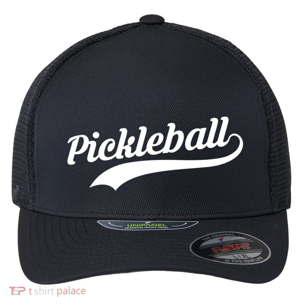 Pickleball Player Cute Gift Flexfit Unipanel Trucker Cap