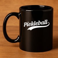 Pickleball Player Cute Gift 11oz C Handle Ceramic Mug