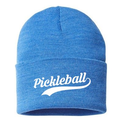 Pickleball Player Cute Gift Sustainable Knit Beanie