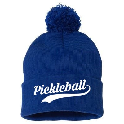 Pickleball Player Cute Gift Pom Pom 12in Knit Beanie