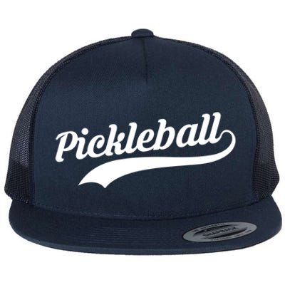 Pickleball Player Cute Gift Flat Bill Trucker Hat