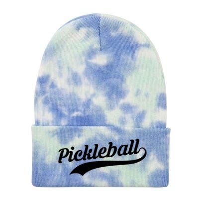 Pickleball Player Cute Gift Tie Dye 12in Knit Beanie