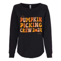 Pumpkin Picking Crew 2024 Family Matching Autumn Halloween Womens California Wash Sweatshirt