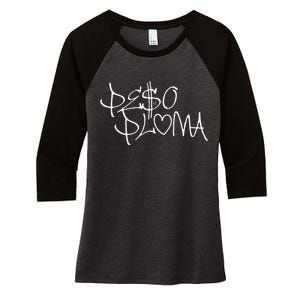 Peso Pluma corridos tumbados Mexico belicos Women's Tri-Blend 3/4-Sleeve Raglan Shirt