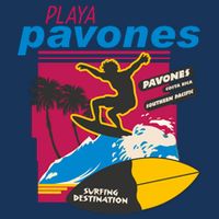 Playa Pavones Costa Rica Surfer Cooling Performance Crew T-Shirt