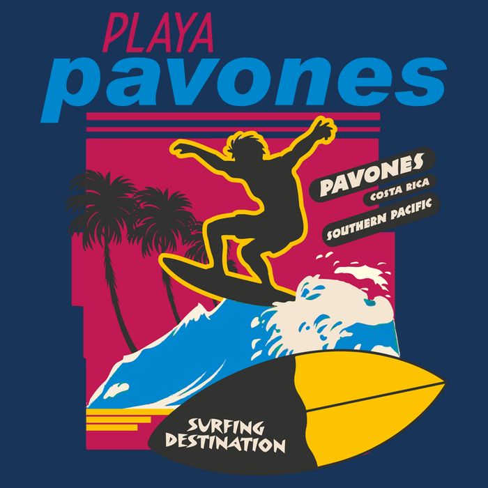 Playa Pavones Costa Rica Surfer Cooling Performance Crew T-Shirt