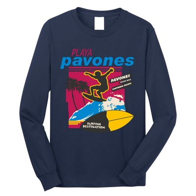 Playa Pavones Costa Rica Surfer Long Sleeve Shirt