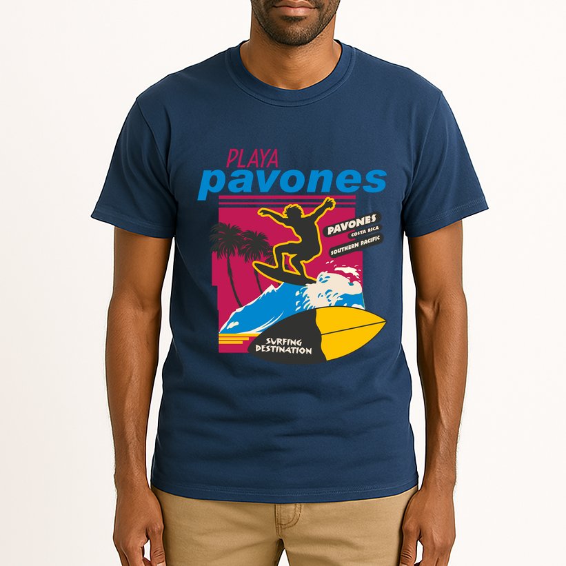 Playa Pavones Costa Rica Surfer Tall T-Shirt