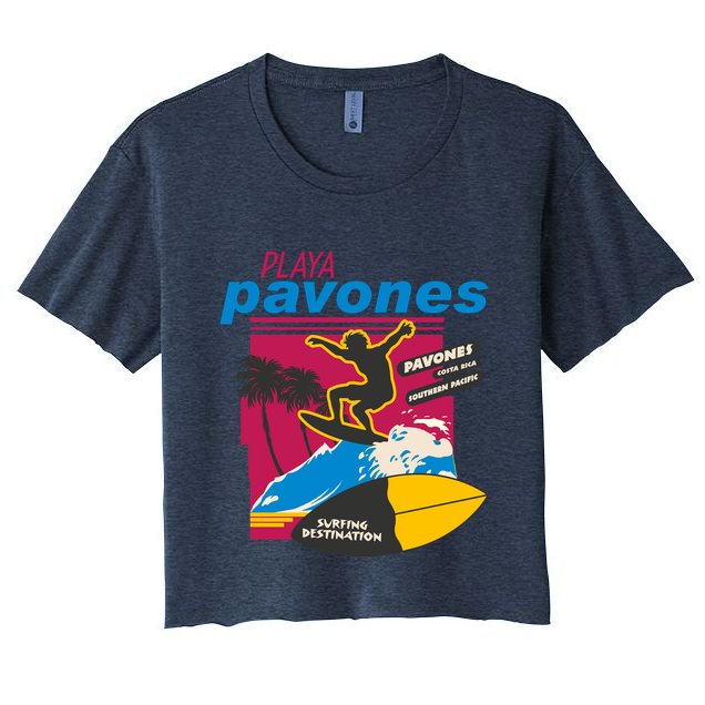 Playa Pavones Costa Rica Surfer Crop Top